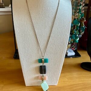 Chic Multicolor Pendant Necklace
